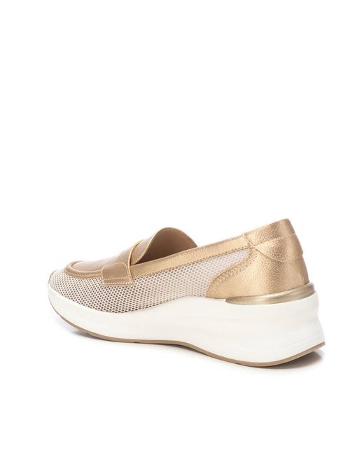 Xti Natural Mesh Loafers By
