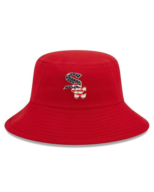 KTZ Red St. Louis Cardinals 2023 Fourth Of July Bucket Hat for men
