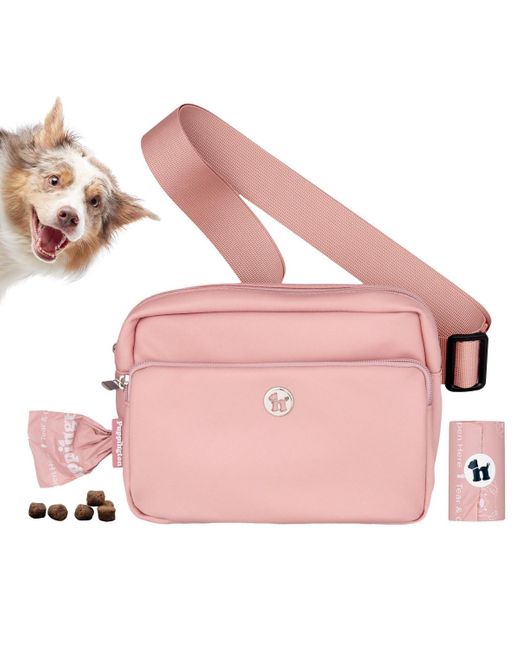 Puppington Pink 3-in-1 Crossbody Dog Walk Bag