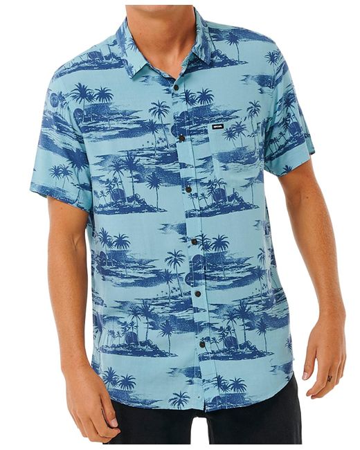 Rip Curl Blue Party Pack Short Sleeve Shirt for men