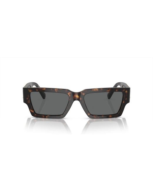 Versace Multicolor Rectangle Sunglasses