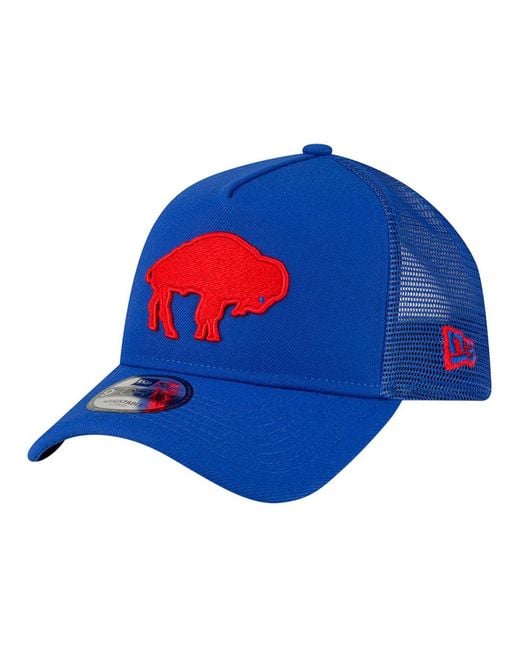 Buffalo Bills New Era City Originals 9FIFTY Snapback Hat - Cream/Royal