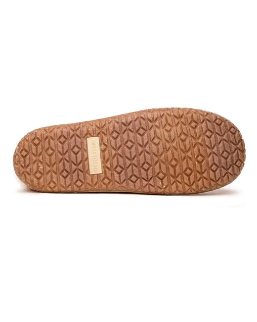 Minnetonka Brown Tahoe Slipper Clogs