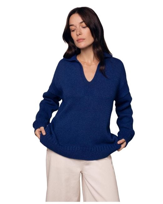 Celtic & Co. Blue Smock Sweater