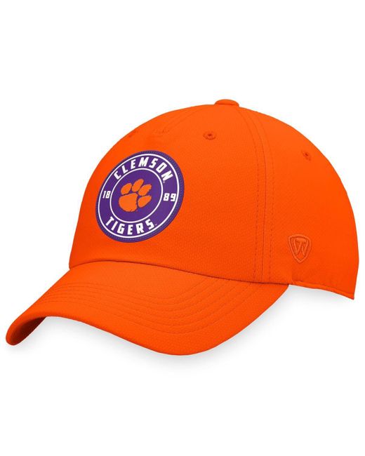 Top Of The World Orange Clemson Tigers Region Adjustable Hat for men