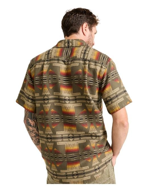 Pendleton Brown Short-sleeve Shirt for men