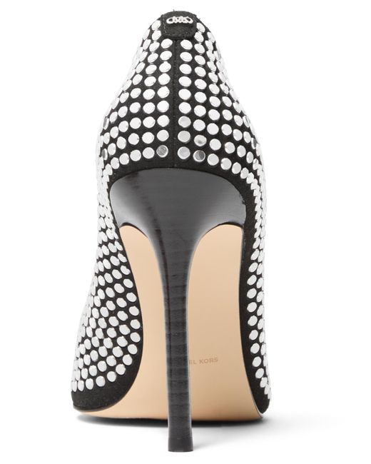 Michael Kors Black Michael Elyse Pointed Toe High Pumps