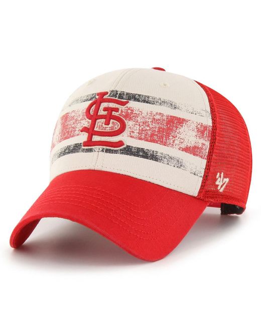 '47 Red St. Louis Cardinals Breakout Mvp Trucker Adjustable Hat for men