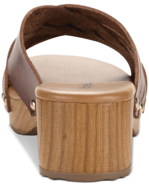 Style & Co. Brown Darynn Clog Sandals