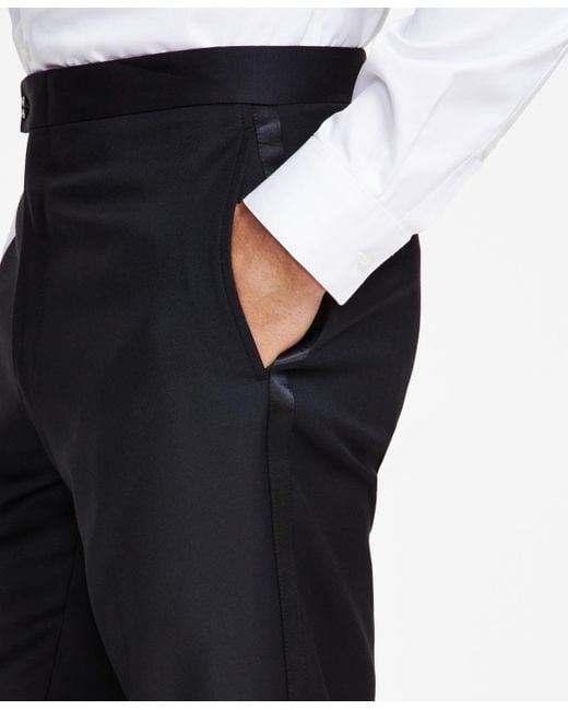Michael Kors White Classic-fit Stretch Tuxedo Pants for men