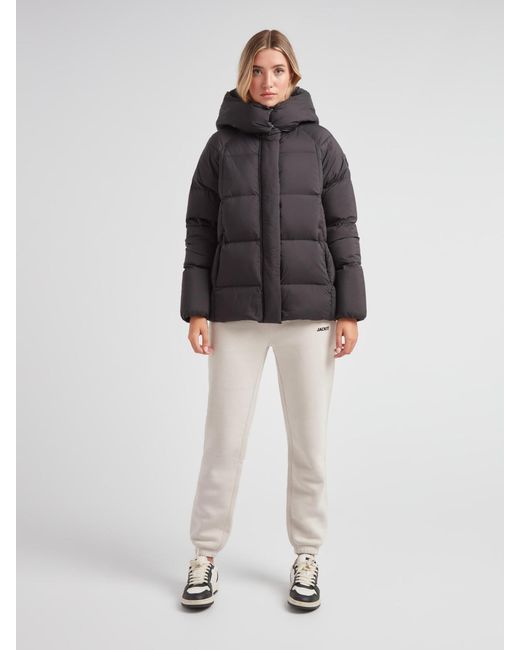 Jacket Gray Cloud Prime Hooded Down Jacket