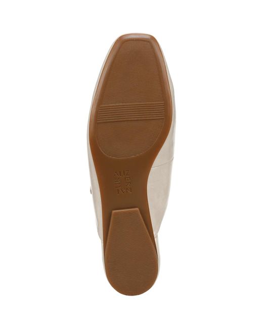 Naturalizer White Apple Square Toe Mary Jane Mules