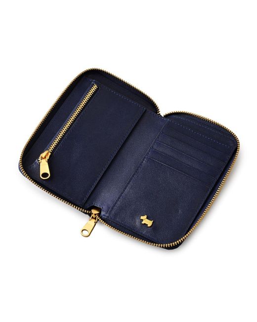 Radley Blue Pockets Zip Around Wallet