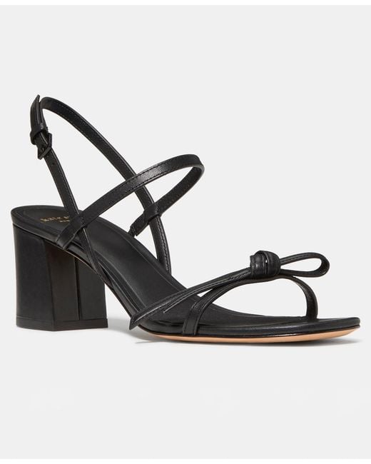 Kate Spade Metallic Loop Block Heel Sandals