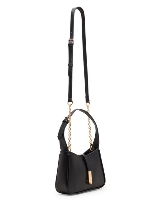 Anne Klein Black Convertible Strap Small Shoulder Bag