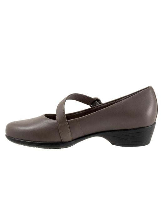 Trotters Gray Rochelle Flat