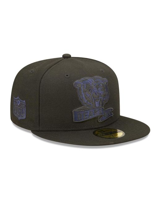 KTZ Synthetic Black Chicago Bears 2022 Sideline 59fifty Pop Fitted Hat ...