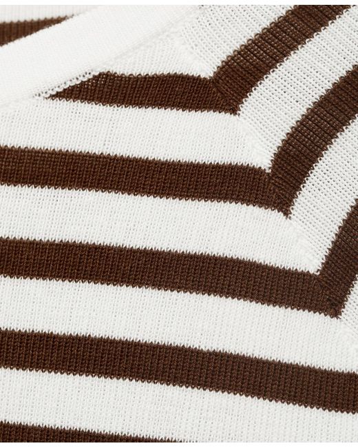 Mango White Long-sleeved Fine-knit Sweater