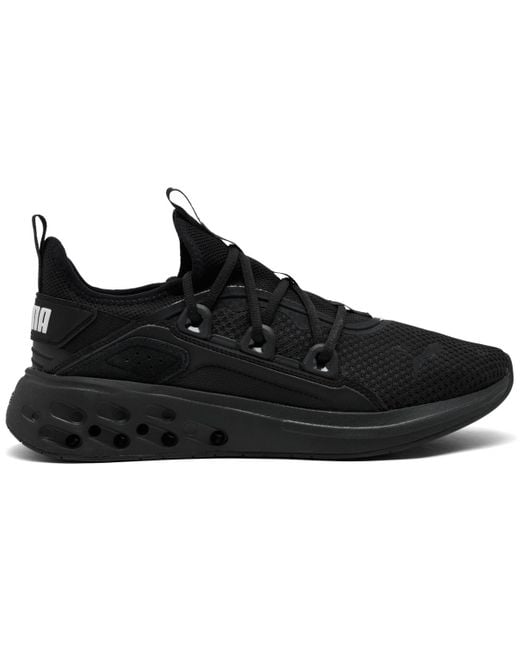 PUMA Black Softride Frequence Street Casual Sneakers From Finish Line for men