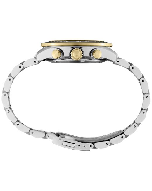 Seiko Gray Solar Chronograph Prospex Speedtimer Stainless Steel Bracelet Watch 41mm for men