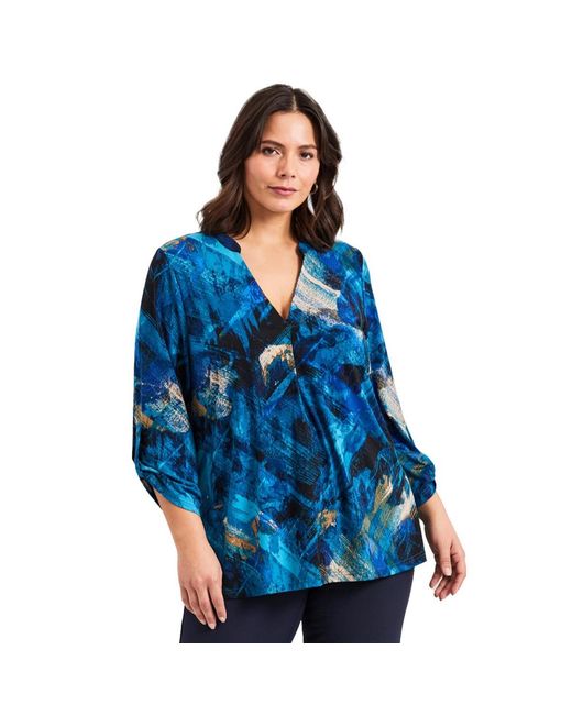 Avenue Blue Audrey Ity Top