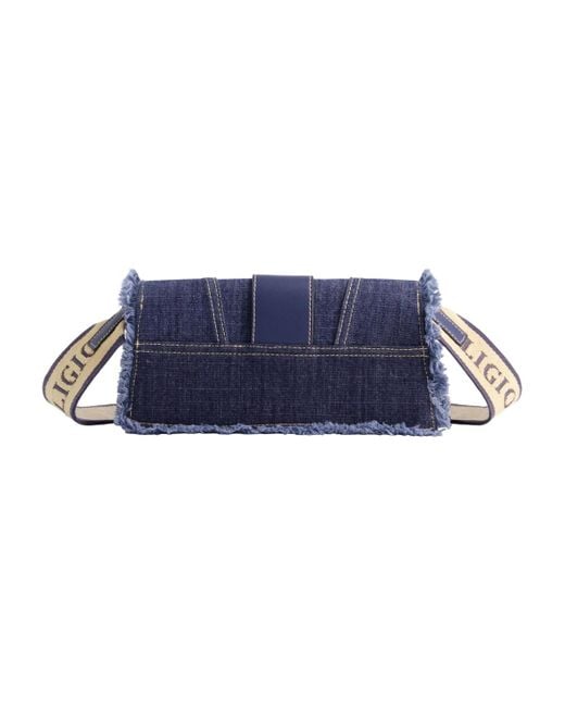 ショルダーバッグ TRUE RELIGION Big flap Rag Bag True Religion Frayed Denim Flap Bag in Blue | Lyst