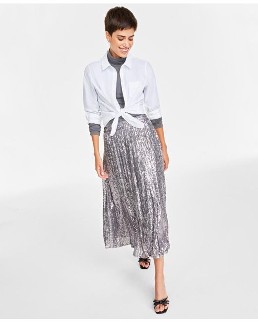 On 34th Blue Collared Button-down Shirt