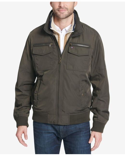 tommy hilfiger four pocket performance jacket