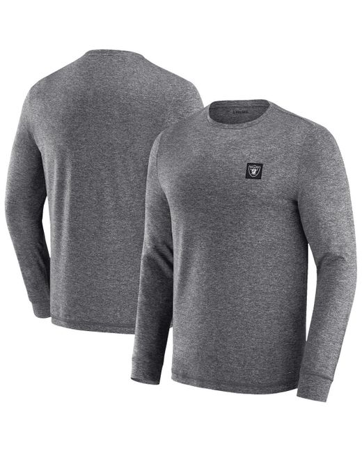 J. Palmer Gray Las Vegas Raiders Four Down Long Sleeve T-shirt for men