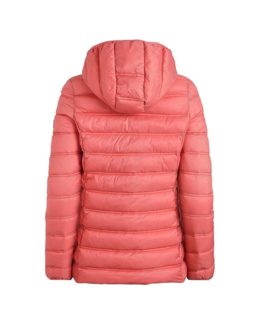 Weird Fish Red Eshka Lightweight Padded Jacket