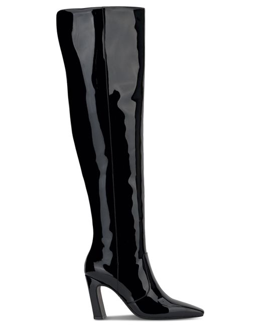 INC International Concepts Black Orisa Over-the-knee Boots