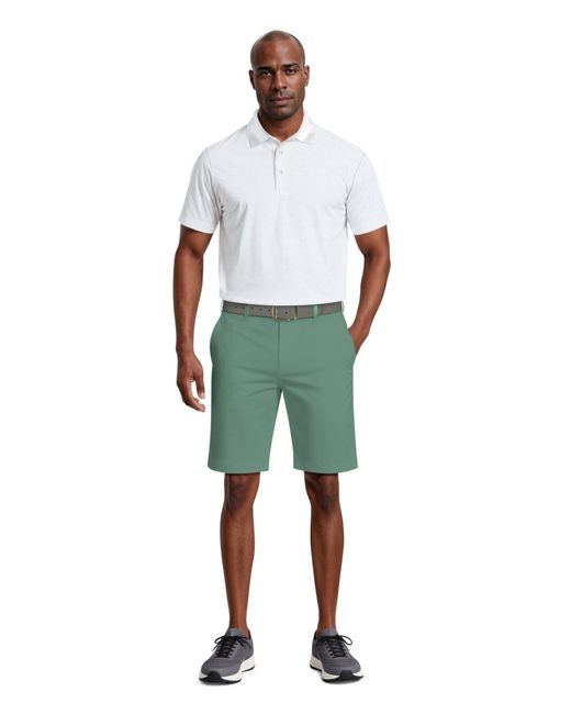 PGA TOUR Green Solid Golf Shorts for men