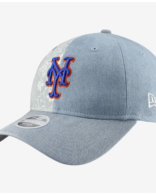 KTZ Gray New York Mets Patchwork 9twenty Adjustable Hat
