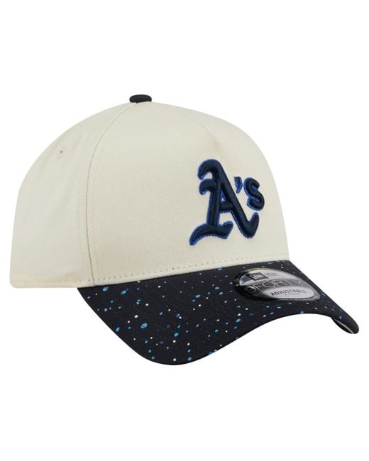 KTZ Blue Athletics Speckle A-frame 9forty Adjustable Hat for men