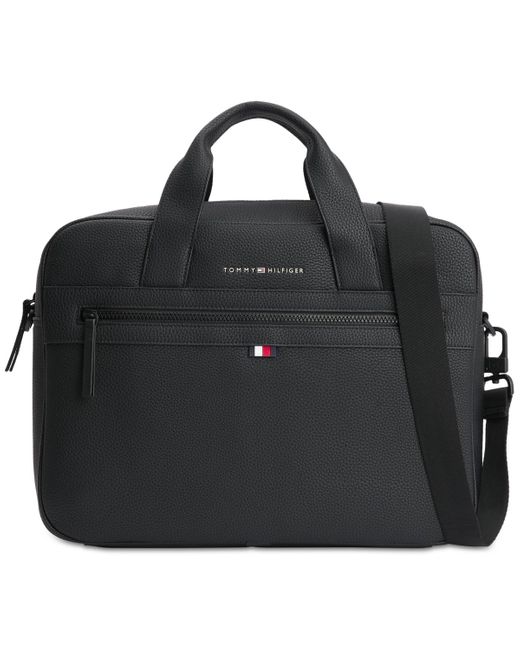 Tommy Hilfiger Black Essential Computer Bag for men