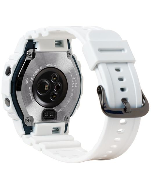 G-Shock White Digital Resin Strap Watch 45mm for men