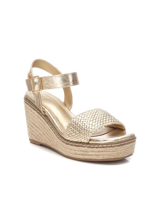 Xti Natural Wedge Sandals By