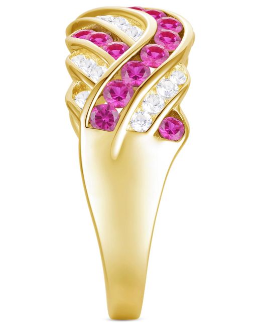 Macy's Pink Created Sapphire