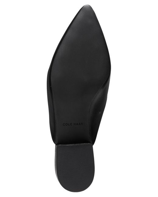 Cole Haan Black Piper Leather Mule