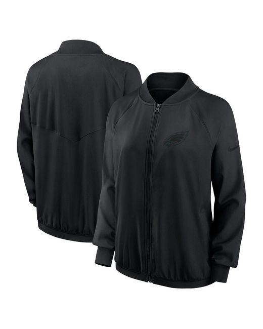 Nike Black Buffalo Bills Raglan Full-zip Jacket