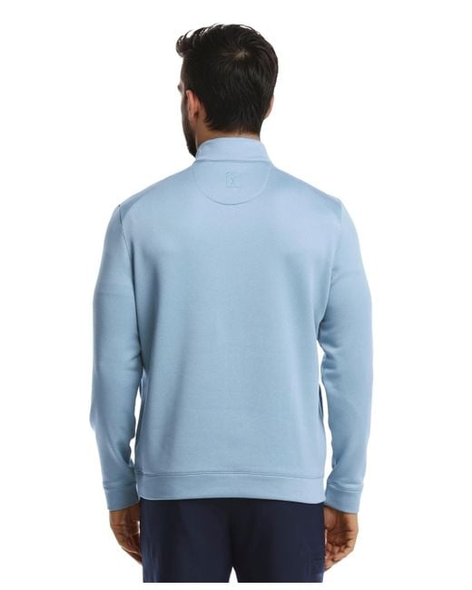 PGA TOUR Blue Pocket Detail Golf Sweatshirt for men