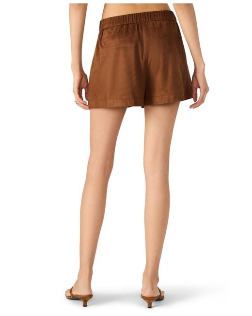 Steve Madden Brown Imelda Pocket Detail Shorts