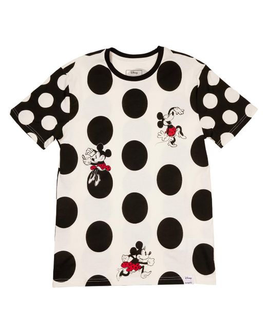 Loungefly Black Mickey Friends Minnie Mouse Rocks The Dots T-shirt