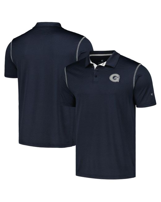 Colosseum Athletics Blue Georgetown Hoyas Cameron Polo Shirt for men