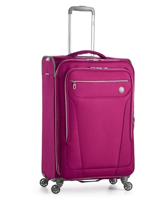Revo Pink 21" Carry On Expandable Spinner Suitcase