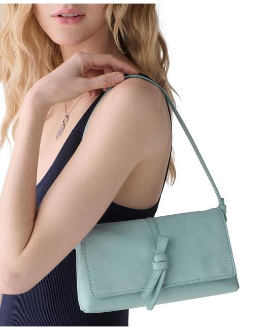 Kate Spade Blue Loop Small Shoulder Handbag