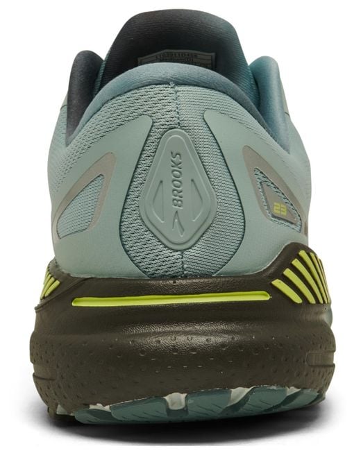 Brooks Green Adrenaline Gts 23 Running Sneakers From Finish Line for men
