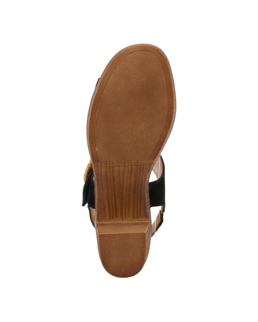 Spring Step Black Gamona Ankle Strap