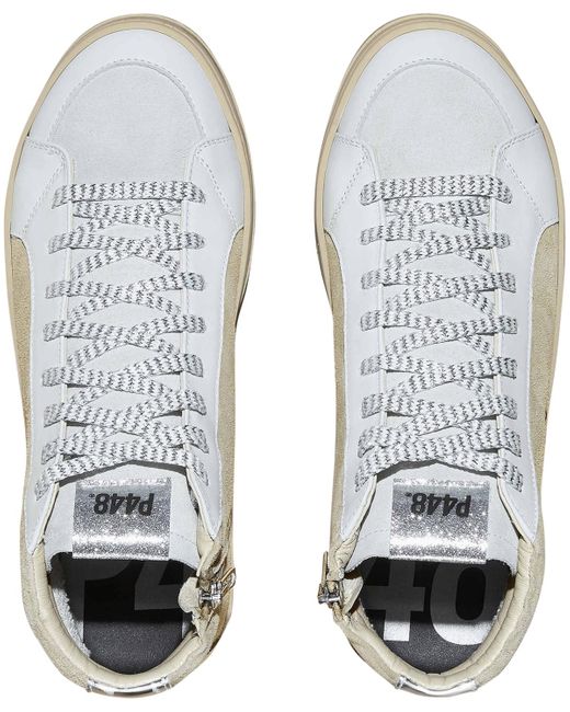 p448 high top sneakers