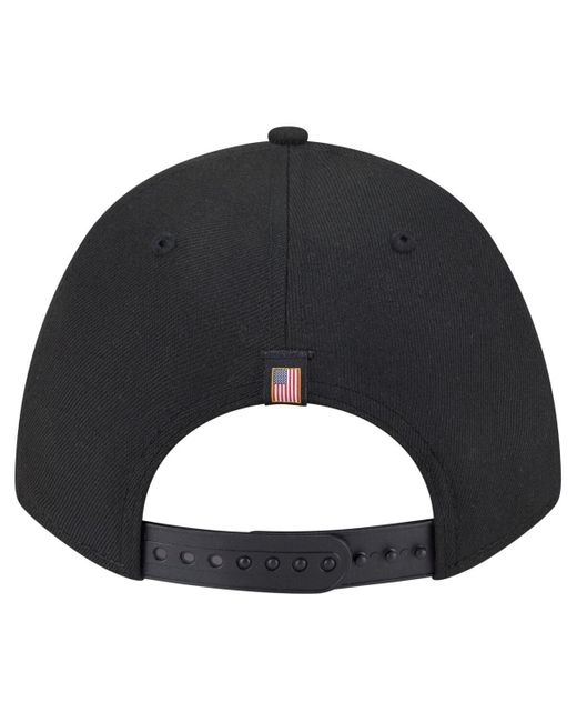 KTZ Blue Pittsburgh Pirates American Flag 9forty M-crown A-frame Adjustable Hat for men